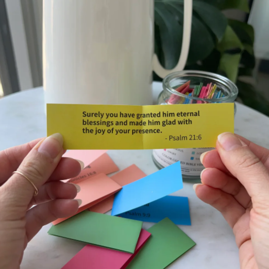 Handmade Bible Verses Jar